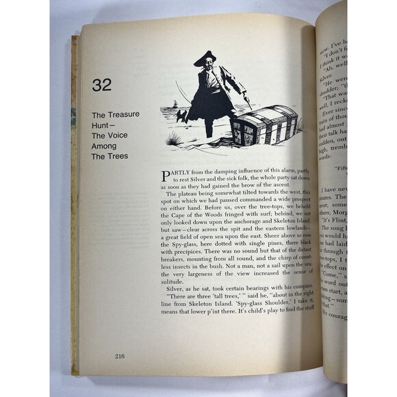 Treasure Island by Robert Louis Stevenson 1968 Educator Classic Library Vol 1 - Picture 7 of 11